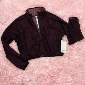 NWT Lululemon Revisable Mesh 1/2 Zip